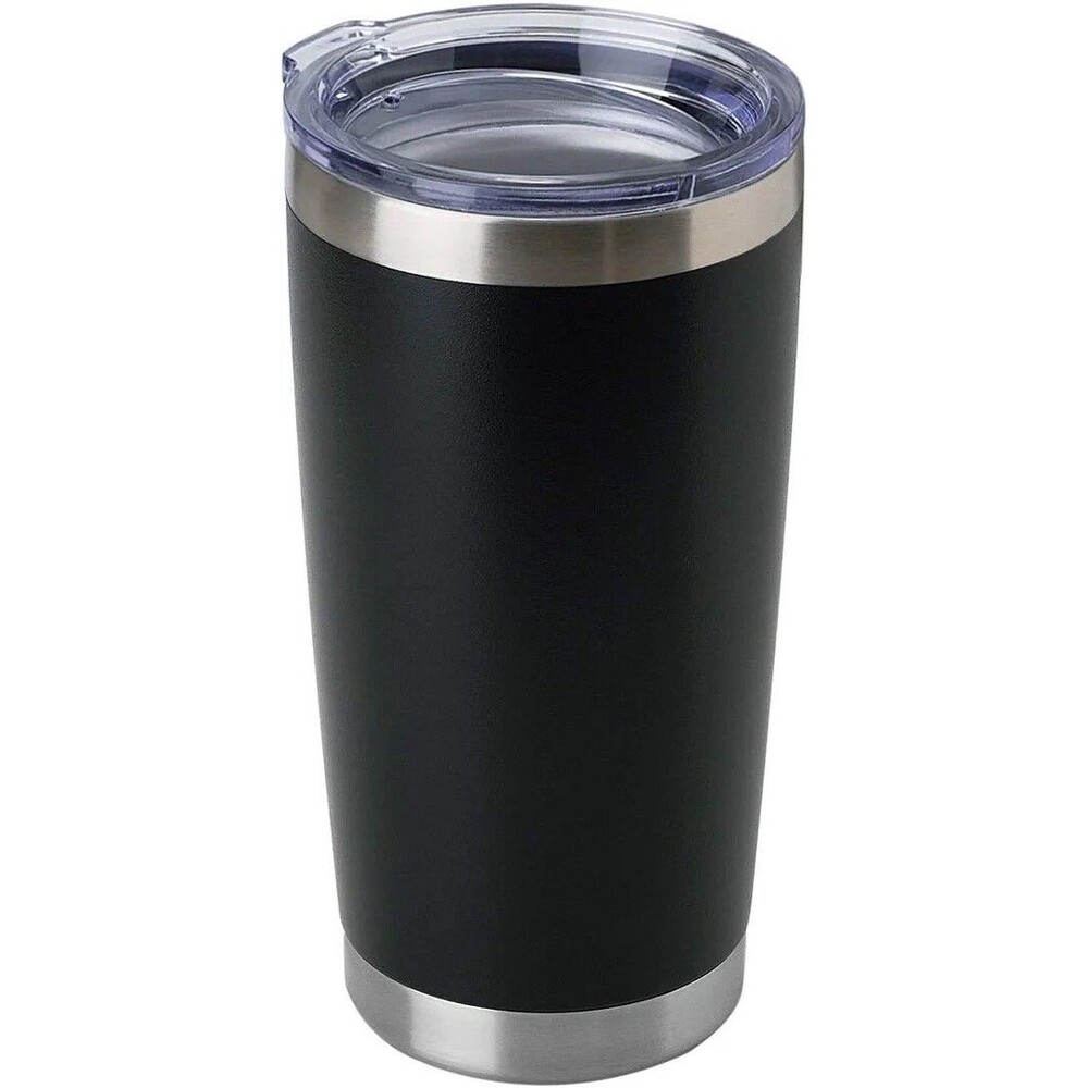 DOMICARE 20oz Stainless Steel Tumbler Bulk with Lid, Double Wall Vacuum Insulate